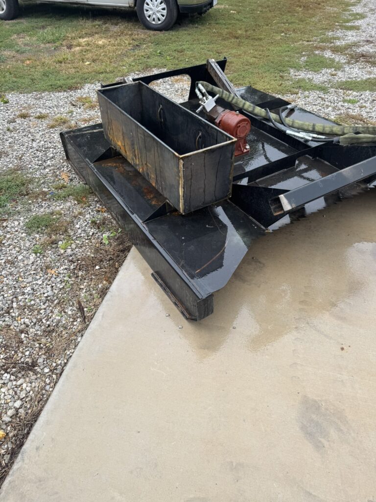 Mobile Welding & On-Site Repair bushhog repair and added chainsaw box#2