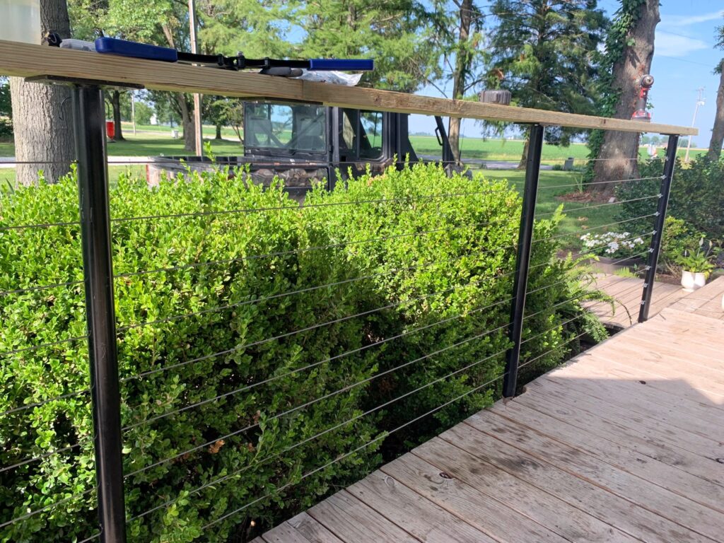 Custom Metal Fabrication custom deck railing