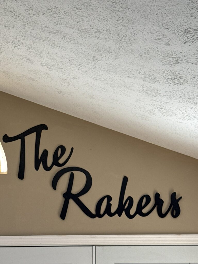 Projects custom lettering