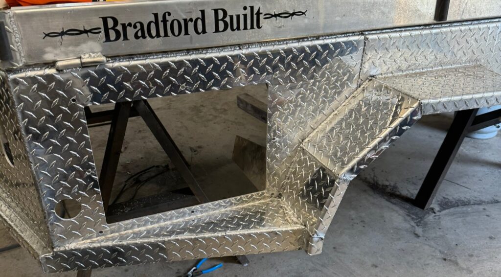 Custom Metal Fabrication flatbed repair#3