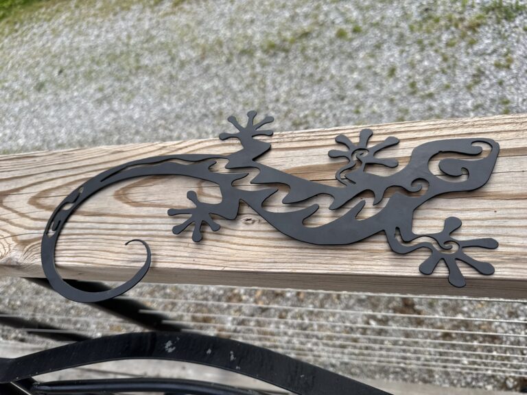 Projects gecko wall hanging