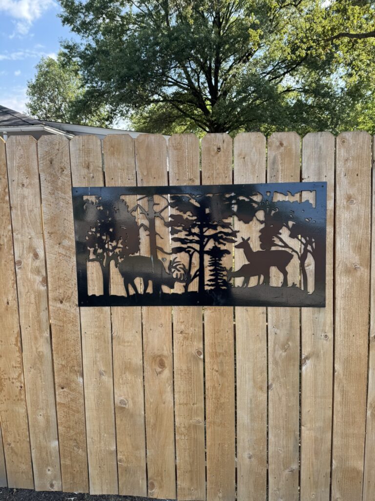Projects panel deer tree scene